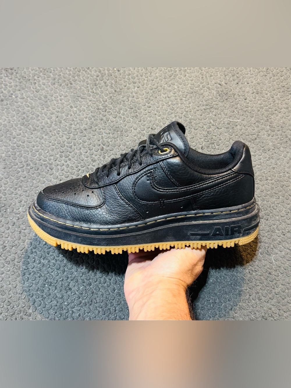 Nike Air Force 1 Low Luxe ‘Black Gum’ 2021 (Sz 6M/7.5W)